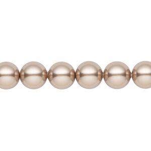 Pearl 250pk bronze, Swarovski® 8mm round 5810