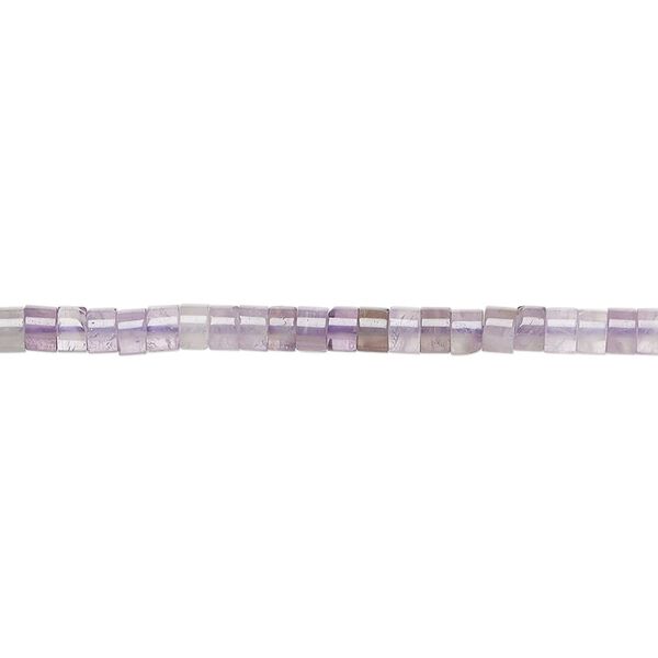 Banded amethyst 1pkg1, heishi bead natural 15.5-16 inch 3x1.5mm-3x2.5mm image number 0