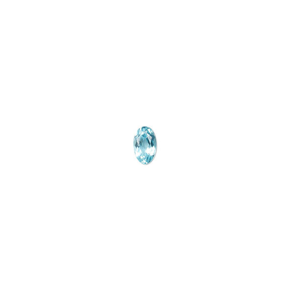 Gem, apatite (natural), 5x3mm calibrated hand-cut faceted oval, A- grade, Mohs hardness 5. Sold individually. image number 0