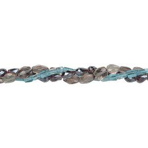 Multi-gemstone 1pkg3, hand-cut mixed shape bead 14 inch mix 3x1mm-22x17mm