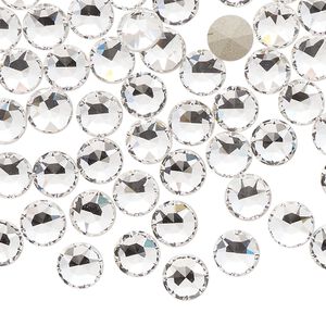 Round stone 288pk crystal clear foil back, Swarovski® 6.14-6.32mm light round SS29 1098