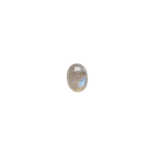 Labradorite 1pkg1, hand-cut calibrated oval cab natural 8x6mm image number 0