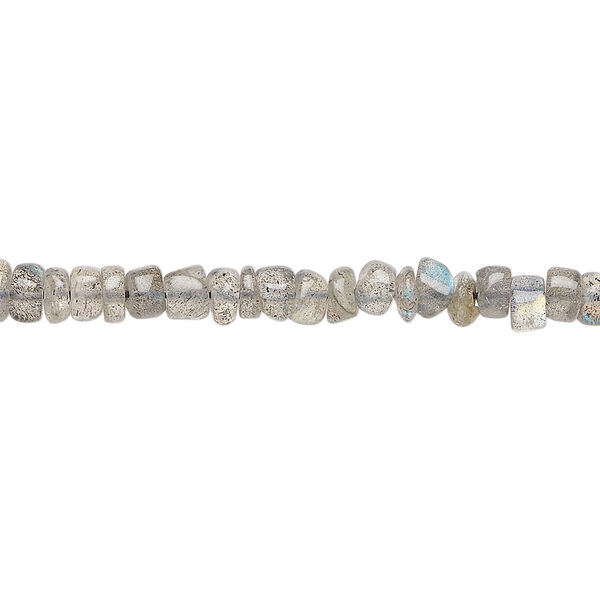 Labradorite 1pkg1, hand-cut heishi bead natural C+ grade, 13 inch 4x1mm-4x3mm image number 0