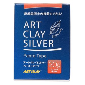 Art Clay® Fine Silver paste, pkg/20g, low fire, slow dry formula.