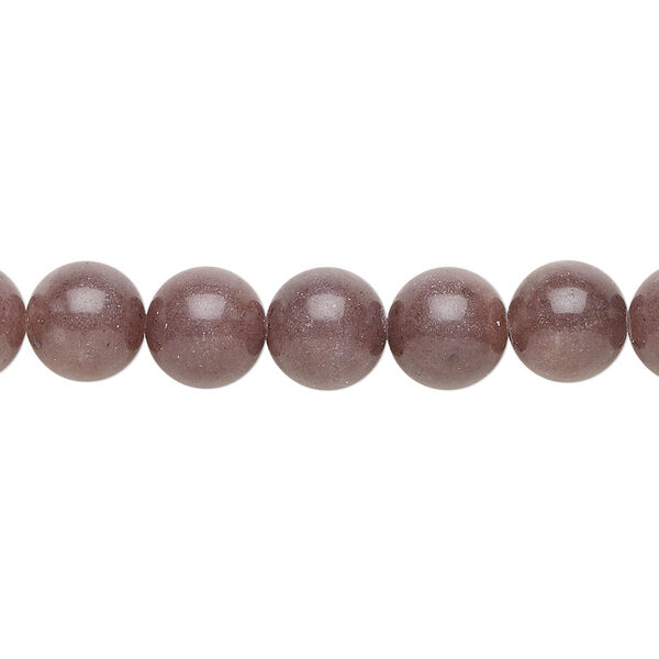 Bead 1pkg1 purple aventurine, 8mm round B grade, 15.5-16 inch natural image number 0