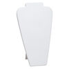 Display, necklace and earring, plastic and flocked cardboard, light grey, 11 x 6-1/2 x 5-1/2 inches with easel. Sold individually. image number 0