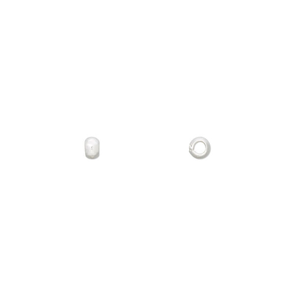 Bead, Hill Tribes, sterling silver, 3mm smooth round. Sold per pkg of 30. image number 0