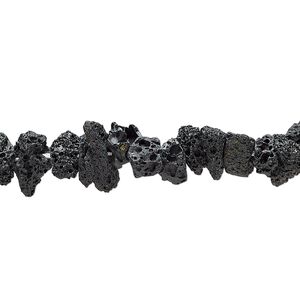 Lava rock 1pkg1, chip bead 15 inch small to medium