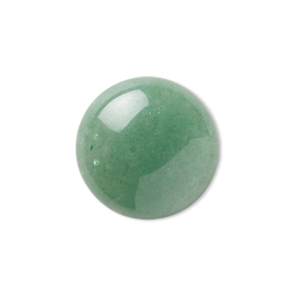 Cab 1pkg4 green aventurine, 16mm calibrated round B grade, natural light to medium image number 0
