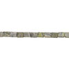 Russian serpentine 1pkg1, flat rectangle bead natural, 15 inch 19x11mm-20x16mm image number 1
