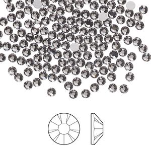 Flat back 1pkg144, lilac ash foil back Preciosa MAXIMA Czech crystal rhinestone 2.5-2.7mm chaton rose round SS9