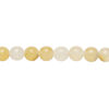 Golden "jade" (quartz) 1pkg1, round bead, 15 inch 6-7mm image number 0