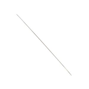 Needle, Beadalon®, stainless steel, pkg/4, 4-1/2 inches, 0.58mm width, big-eye.