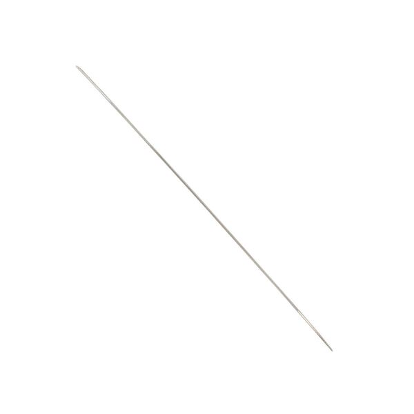 Needle, Beadalon®, stainless steel, pkg/4, 4-1/2 inches, 0.58mm width, big-eye. image number 0