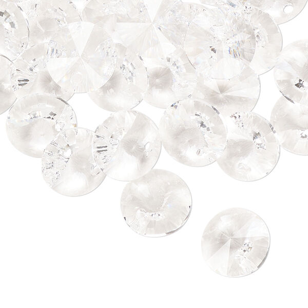 Drop 144pk crystal, Preciosa Czech crystal 10mm pendant rivoli image number 0