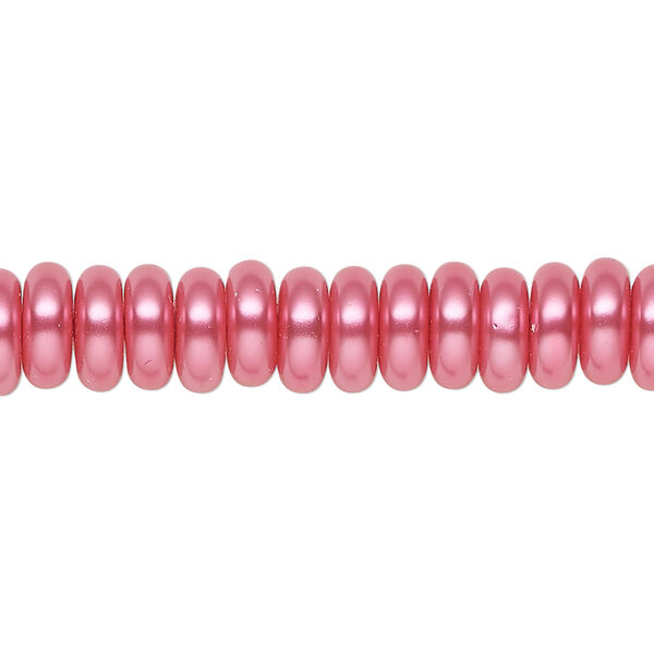 Pearl 1pk pink, Celestial Crystal® 8x3mm rondelle 15.5-16 inch image number 0