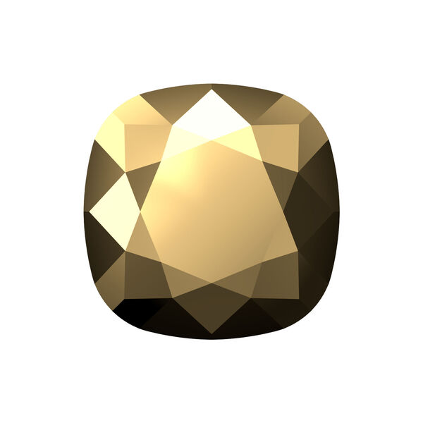 Fancy stone 1pkg1 crystal aurum foil back, Crystal Passions® 12mm cushion 4470 image number 0