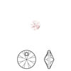 Drop 12pk light rose, Crystal Passions® 6mm pendant mini disk 6428 image number 0