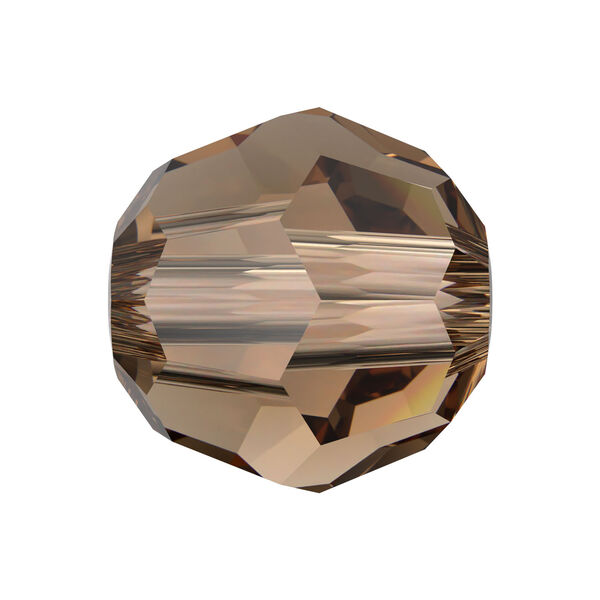 Bead 1pkg720 light smoked topaz, Swarovski® ReCreated™, 4mm faceted round 5000 image number 0