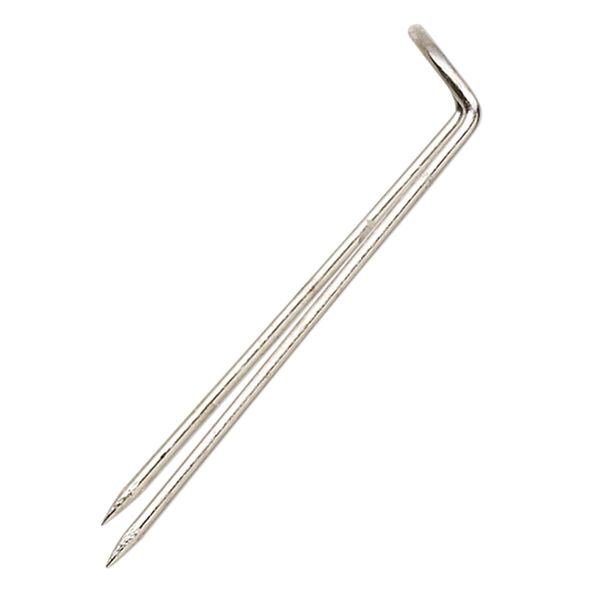 U-pin, steel, 22x6mm. Sold per pkg of 1,000. image number 3