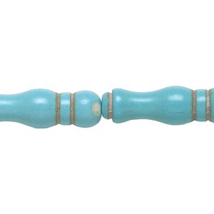 Magnesite 1pkg1, vase bead 15 inch 27x8mm-28x8mm