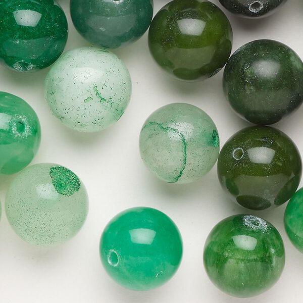 Quartz 1pkg1, round bead 2 oz mix 11-13mm image number 0