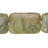 Serpentine 1pkg1, puffed rectangle bead natural, 14 inch 30x20mm image number 0