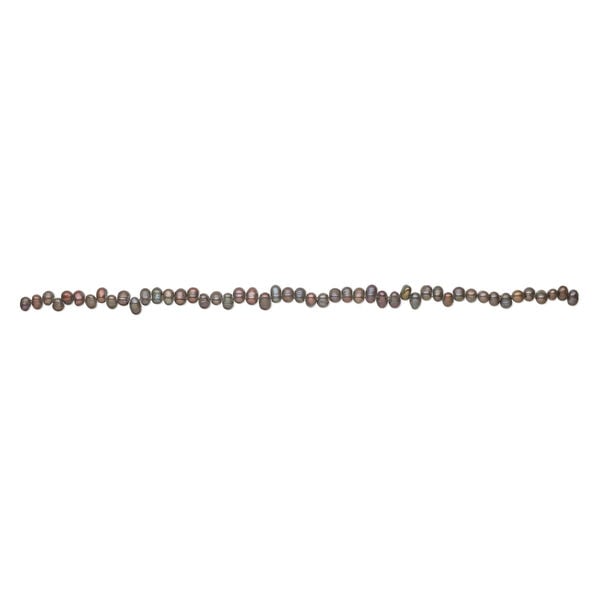 Freshwater pearl 1pkg1, top-drilled rice, 14 inch dusty copper rose 6x4mm-8x5mm cultured image number 1