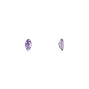 Amethyst 1pkg4, hand-cut faceted marquise gem natural 6x3mm