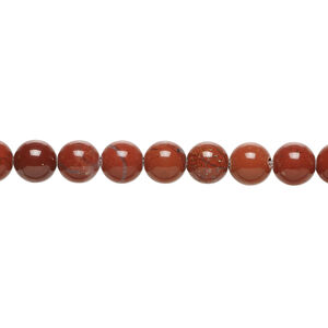 Brecciated jasper 1pkg1, round bead natural, 15 inch 6-7mm
