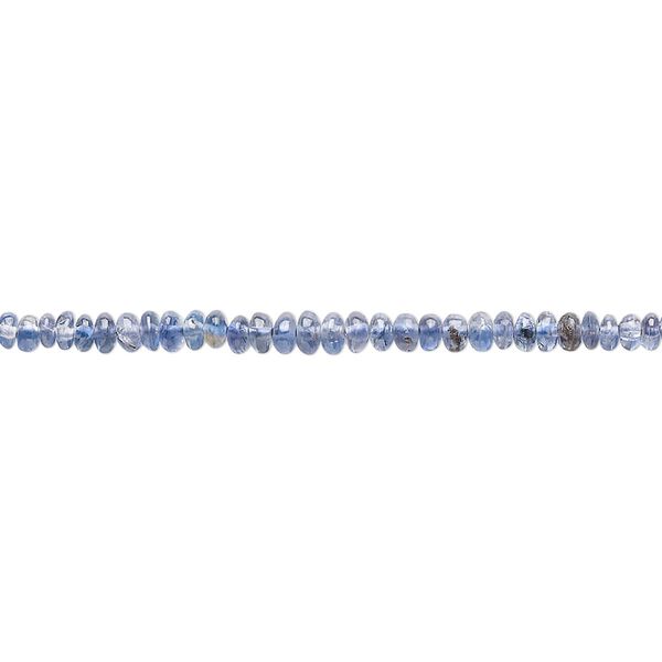 Tanzanite 1pkg1, hand-cut rondelle bead 5.5 inch 2x1mm-3x2mm image number 0
