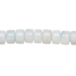 Amazonite 1pkg1, heishi bead natural, 15 inch 8x4mm-8x5mm light