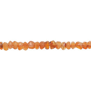 Carnelian 1pkg1, hand-cut tumbled faceted rondelle bead, 13 inch 4x2mm-5x4mm