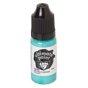 Paint, Vintaj® Ultimate Paint, verdigris, (CSUP062). Sold per 9-milliliter bottle.