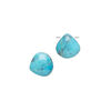 Turquoise 1pkg2, hand-cut top-drilled puffed teardrop bead mix 8-11mm image number 1