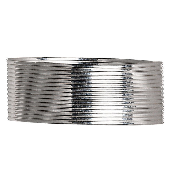 Wire, sterling silver, dead-soft, half-round, 22 gauge. Sold per pkg of 5 feet. image number 0