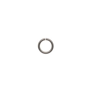Jump ring, stainless steel, 7.5mm round, 5.5mm inside diameter, 19 gauge. Sold per pkg of 50.