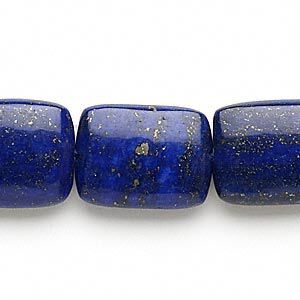 Lapis lazuli 1pkg1, rounded puffed rectangle bead 15.5-16 inch 20x15mm-21x16mm