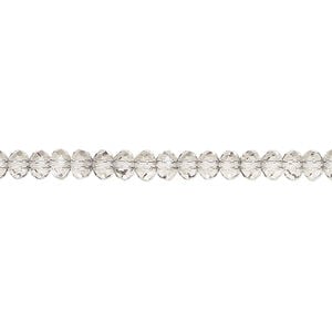 Bead 1pkg720 crystal urban grey, Swarovski&reg;, 4x3mm rondelle 5040