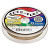 Beading wire, Accu-Flex&reg; 1pkg1, nylon and stainless steel, rose gold, 49 strand, 0.014-inch diameter, 100-foot spool. image number 0