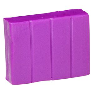 Polymer clay, Sculpey® PREMO, pkg/2 ounces, purple pearl.