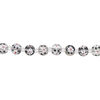 Bead, glass 1pkg8, multicolored, 12mm round with hand-painted flower. image number 1