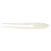 Hair stick, bone (bleached), pkg/1, 6 to 6-1/2 inches with leaf. image number 1