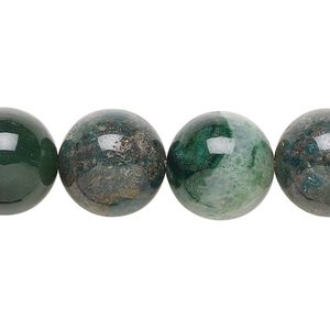 Fancy jasper 1pkg1, round bead natural 15.5-16 inch 14mm