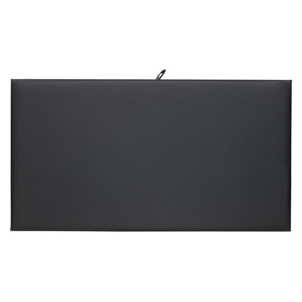 Display pad, leatherette, black, 14 x 7-1/2 x 1/4 inches. Sold individually. image number 0