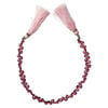 Rhodolite garnet (natural) 1pkg1, hand-cut top-drilled faceted puffed teardrop bead, 8 inches 4mm image number 2