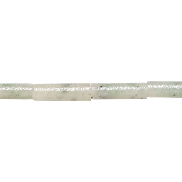 Tree agate 1pkg1, round tube bead natural, 15 inch 12x4mm-14x5mm light image number 0