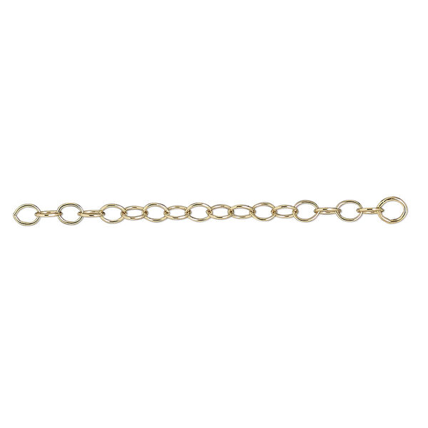 Extender chain, 14Kt gold-filled, 2.8mm cable, 2 inches. Sold individually. image number 0