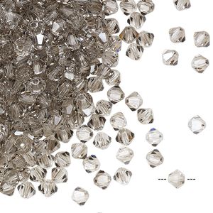 Bead 144pk crystal velvet, Preciosa Czech crystal 4mm bicone