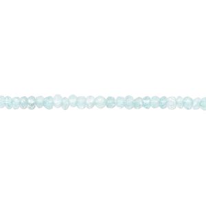 Apatite 1pkg1, hand-cut faceted rondelle bead natural , 13 inch 3x2mm-4x3mm